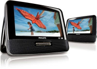 Philips PET7432 LCD de 7  Reproductor de DVD porttil (PET7432/12)